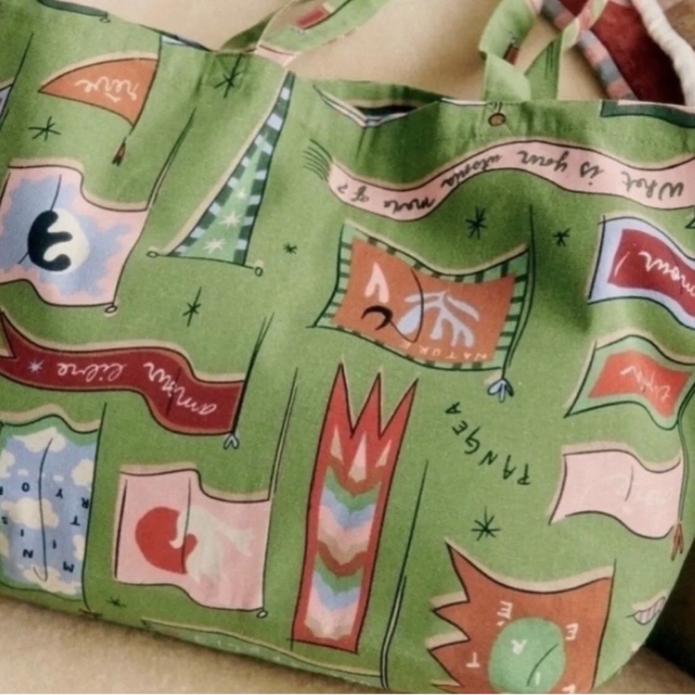 Sezane x Pangea Tote Bag NWOT - Picture 6 of 6